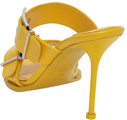 (Women) Alexander McQueen Punk Leather Slide 'Yellow Fashion' 709990WHSWD7097 Shop (Women) Alexander McQueen Punk Leather Slide 'Yellow Fashion' 709990WHSWD7097