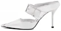 Buy (Women) Alexander McQueen Punk Metallic Mules 'Silver' 780791W4WG18100