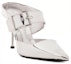 Lookbook (W) Alexander McQueen Punk Kasut Bertumit Logam 'Perak' 780791W4WG18100