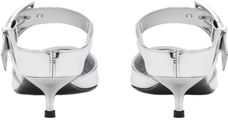 (Women) Alexander McQueen Punk Mules 'Silver' 780794W4WG18100 Shop (Women) Alexander McQueen Punk Mules 'Silver' 780794W4WG18100