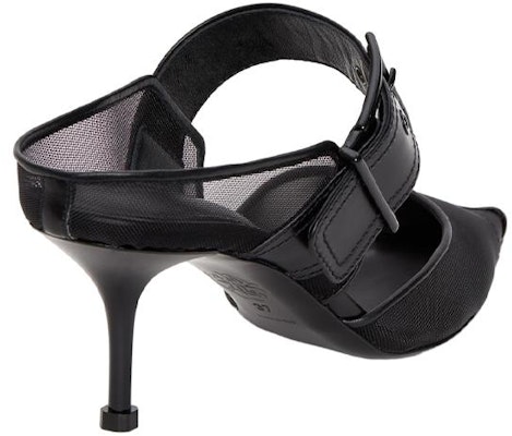 (Women) Alexander McQueen Punk Punk Black 'Buckle Open-Heel' 744485W4AB21000 Shop (Women) Alexander McQueen Punk Punk Black 'Buckle Open-Heel' 744485W4AB21000