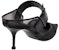 (W) Alexander McQueen Punk Punk Hitam 'Buckle Open-Heel' 744485W4AB21000