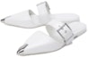 Lookbook (W) Alexander McQueen Punk Slipper 'Kulit Anak Lembu Putih Tumit Terbuka' 733188WHSWD9359