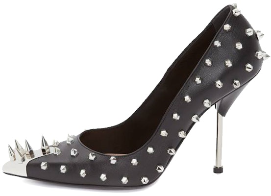 (Women) Alexander McQueen Punk Stud 'Black' 651711WHS4I1081 Buy (Women) Alexander McQueen Punk Stud 'Black' 651711WHS4I1081