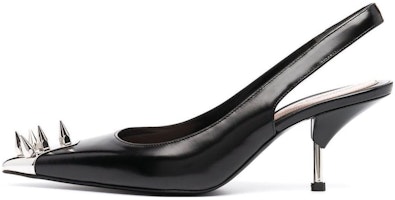 (Women) Alexander McQueen Punk Stud 'Black Stiletto' 651709WHV7B1081 (Women) Alexander McQueen Punk Stud 'Black Stiletto' 651709WHV7B1081