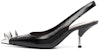 (W) Alexander McQueen Punk Stud 'Stiletto Hitam' 651709WHV7B1081