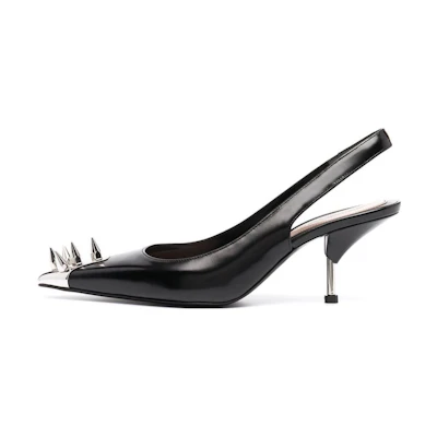 (W) Alexander McQueen Punk Stud 'Black Stiletto'