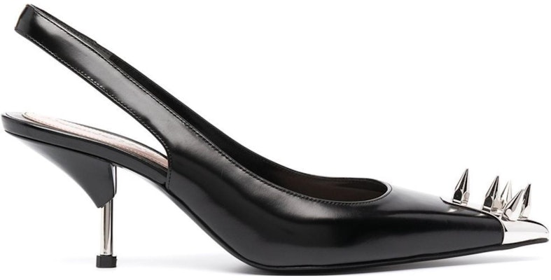 (Women) Alexander McQueen Punk Stud 'Black Stiletto' 651709WHV7B1081 Order (Women) Alexander McQueen Punk Stud 'Black Stiletto' 651709WHV7B1081