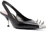 Lookbook (W) Alexander McQueen Punk Stud 'Stiletto Hitam' 651709WHV7B1081