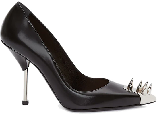 Alexander McQueen 亞歷山大·麥昆 Punk Stud Pump 時尚尖頭細跟高筒鞋 女款 黑 Order Alexander McQueen 亞歷山大·麥昆 Punk Stud Pump 時尚尖頭細跟高筒鞋 女款 黑