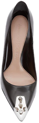Alexander McQueen 亞歷山大·麥昆 Punk Stud Pump 時尚尖頭細跟高筒鞋 女款 黑 Shop Alexander McQueen 亞歷山大·麥昆 Punk Stud Pump 時尚尖頭細跟高筒鞋 女款 黑