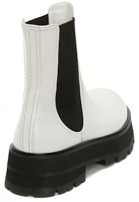 (W) 亚历山大·麦昆 Rave 切尔西靴 白黑配色 700077WIC629360 Shop (W) 亚历山大·麦昆 Rave 切尔西靴 白黑配色 700077WIC629360