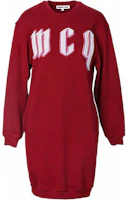 (Women) Alexander McQueen Red Logo Crewneck Sweatshirt Long Sleeve 379194-RJJ71-5227 (Women) Alexander McQueen Red Logo Crewneck Sweatshirt Long Sleeve 379194-RJJ71-5227