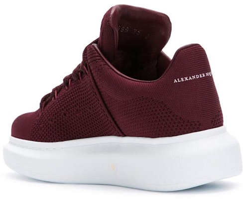 (W) Alexander McQueen Oversized Sneaker 'Rajutan Baru - Merah Tua' 533699W4I906559 Shop (W) Alexander McQueen Oversized Sneaker 'Rajutan Baru - Merah Tua' 533699W4I906559