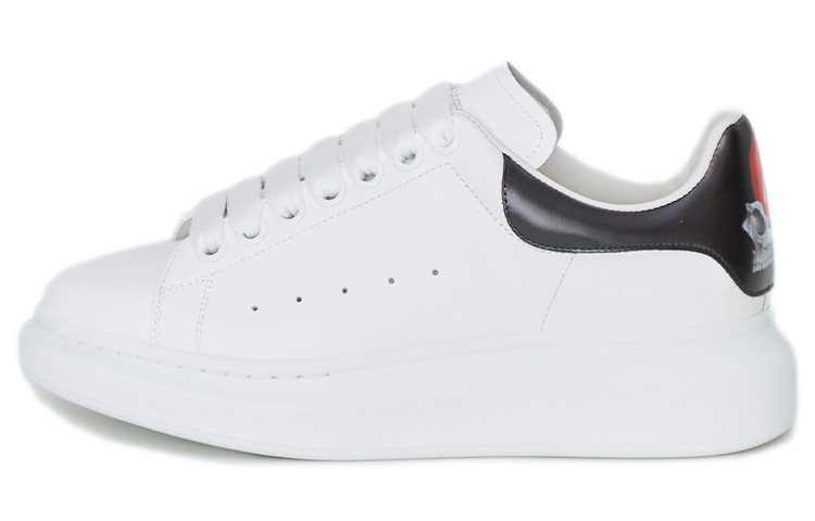 (Women) Alexander McQueen Retro 'White Black Red' 660387WIA4I9061