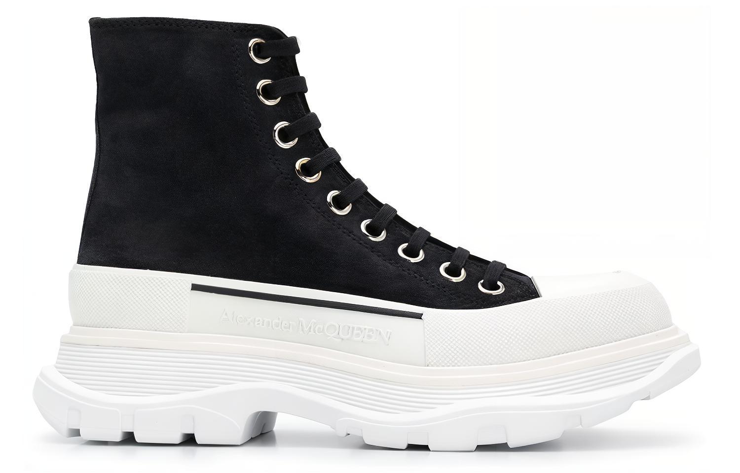 Order (W) Botte Alexander McQueen Retro Martens ''Noir'' 633900WHBGU1071