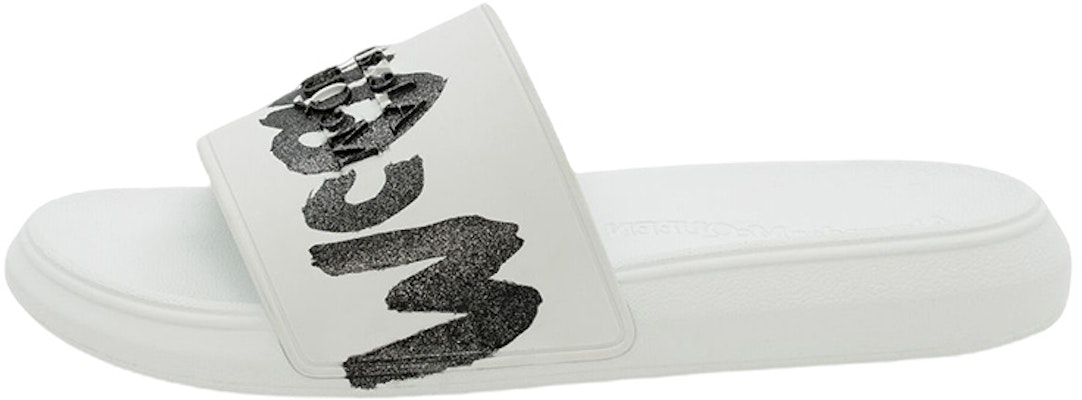 (W) 亚历山大·麦昆 白色橡胶拖鞋 697097W4QS59061 Buy (W) 亚历山大·麦昆 白色橡胶拖鞋 697097W4QS59061