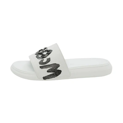 (W) Alexander McQueen Rubber Slide 'White'