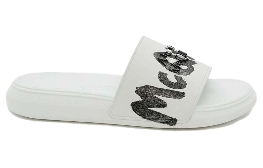 (W) Alexander McQueen Rubber Slide 'White' 圖 2