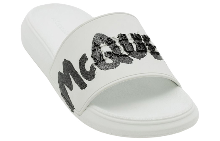 (W) Alexander McQueen Rubber Slide 'White' 圖 3