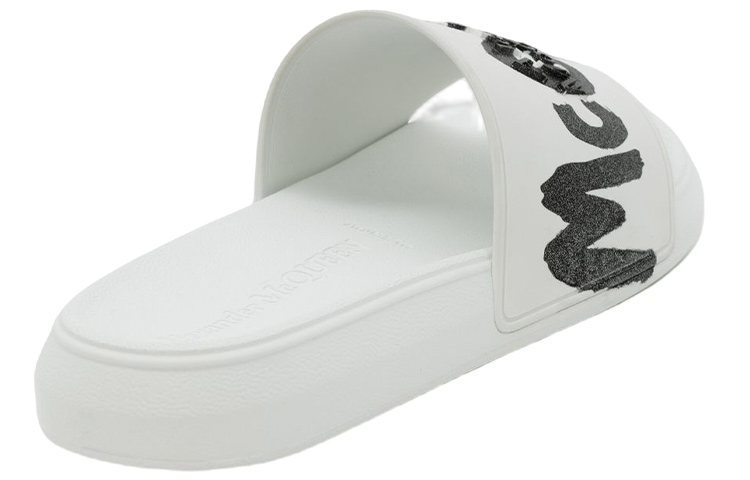 (W) Alexander McQueen Rubber Slide 'White' 圖 4