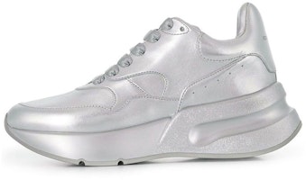 (Women) Alexander McQueen Runner 'Metallic Silver' 560128-WHV51-8100 (Women) Alexander McQueen Runner 'Metallic Silver' 560128-WHV51-8100
