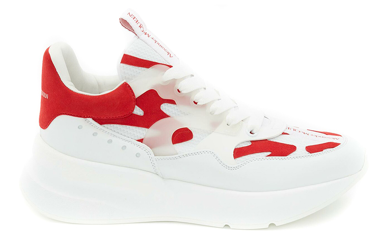 Order (W) Alexander McQueen Runner ''Wit Rood'' 645885WHXIY9092