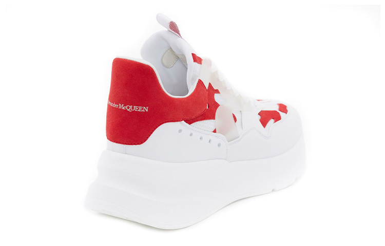Shop (W) Alexander McQueen Runner ''Wit Rood'' 645885WHXIY9092