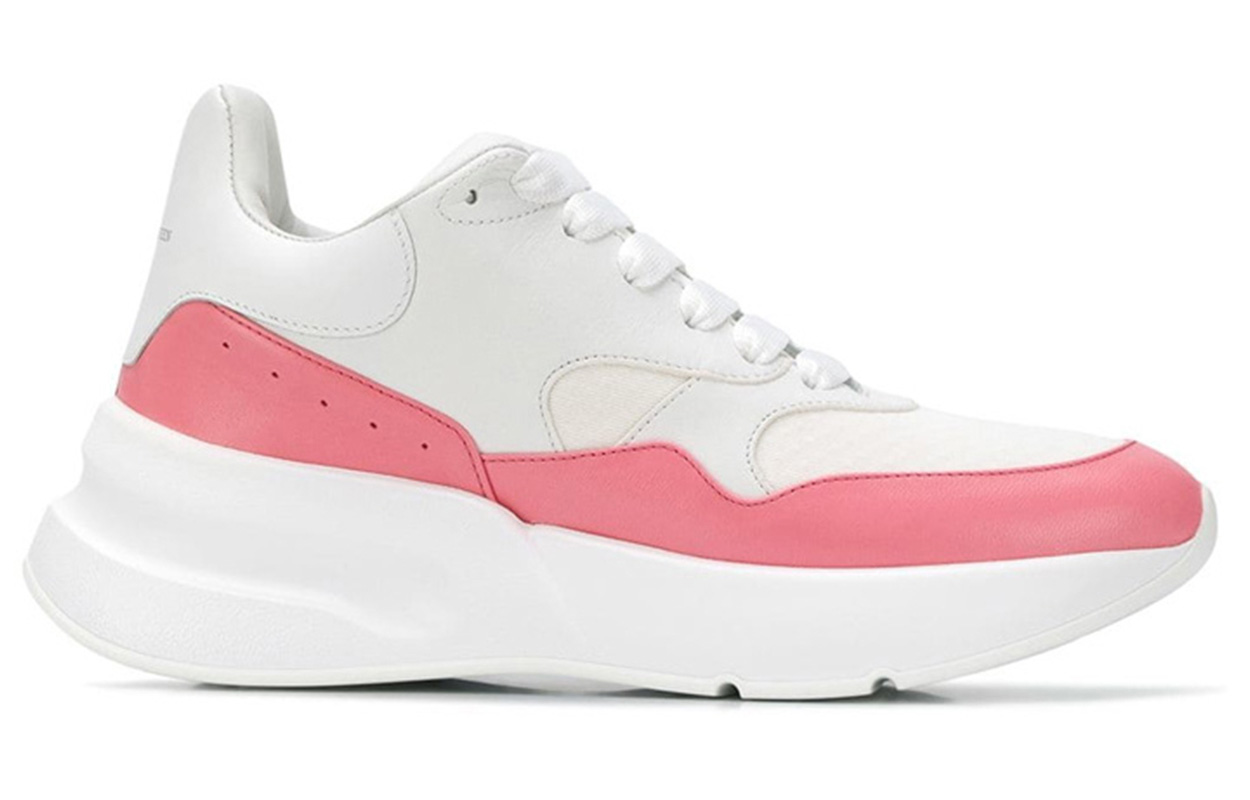 Order (W) Alexander McQueen Runner Sneaker ''Wit Flamingo Roze'' 533710-WHT99-9374