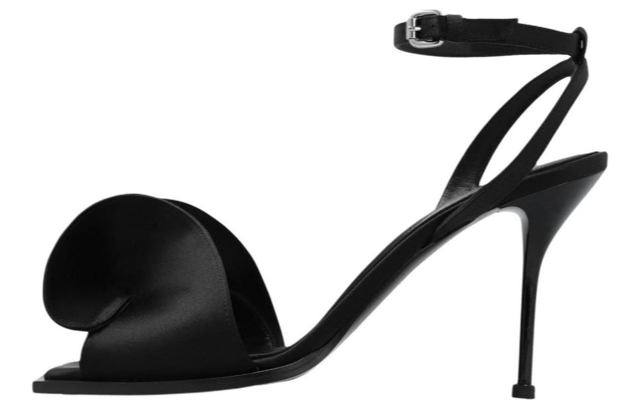 (Women) Alexander McQueen Sandal 'Black Fashion Versatile' 780753W4EM01000