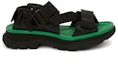 Order (W) Alexander McQueen Sandal 'Berkasual Fesyen Hitam Hijau' 667285W4R511395