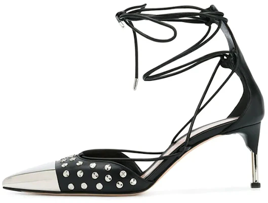 (W) Sandalias Alexander McQueen 'Negro con Lazo' 571657WHMUJ1081 Buy (W) Sandalias Alexander McQueen 'Negro con Lazo' 571657WHMUJ1081