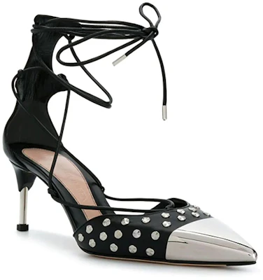 (W) Sandalias Alexander McQueen 'Negro con Lazo' 571657WHMUJ1081 Order (W) Sandalias Alexander McQueen 'Negro con Lazo' 571657WHMUJ1081