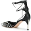 Lookbook (W) Sandalias Alexander McQueen 'Negro con Lazo' 571657WHMUJ1081