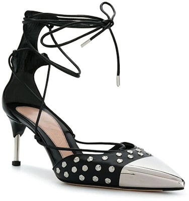 (Women) Alexander McQueen Sandal 'Black Self-Tie' 571657WHMUJ1081 Order (Women) Alexander McQueen Sandal 'Black Self-Tie' 571657WHMUJ1081