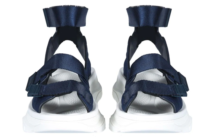 Lookbook (W) アレキサンダー・マックイーン ブルー カジュアルサンダル 685696W4SE44085