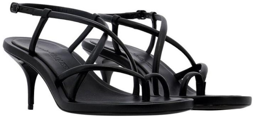 (W) Alexander McQueen Sandal 'Minimalis Fesyen Hitam' 666653WHW261000 Lookbook (W) Alexander McQueen Sandal 'Minimalis Fesyen Hitam' 666653WHW261000