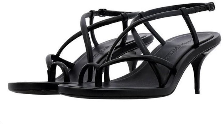 (W) Alexander McQueen Sandal 'Minimalis Fesyen Hitam' 666653WHW261000 Shop (W) Alexander McQueen Sandal 'Minimalis Fesyen Hitam' 666653WHW261000