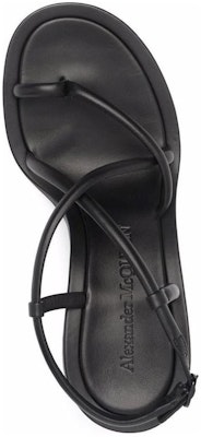 (W) Alexander McQueen Sandal 'Minimalis Fesyen Hitam' 666653WHW261000 Purchase (W) Alexander McQueen Sandal 'Minimalis Fesyen Hitam' 666653WHW261000