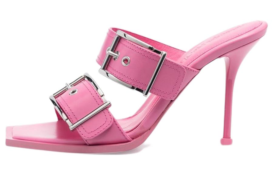 (Women) Alexander McQueen Sandal 'Punk Buckle Pink' 709990WHSWD5482