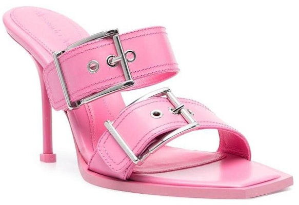 (W) Alexander McQueen Sandal 'Punk Buckle Pink' 709990WHSWD5482 Order (W) Alexander McQueen Sandal 'Punk Buckle Pink' 709990WHSWD5482