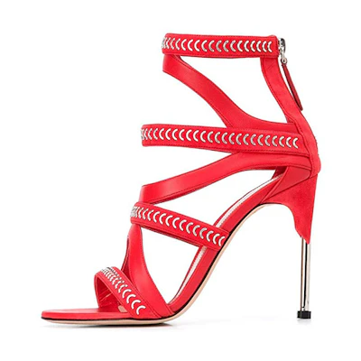 (W) Alexander McQueen Sandal 'Red Fashion'