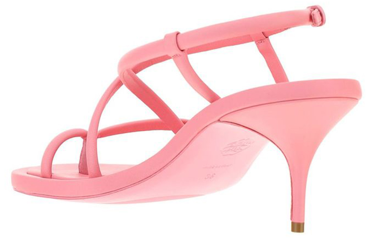 Lookbook (W) アレキサンダー・マックイーン ピンクキトゥンヒールサンダル 666653WHW265483