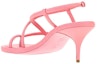 Lookbook (W) Alexander McQueen Sandal Tumit Tinggi 'Pink Kitten' 666653WHW265483
