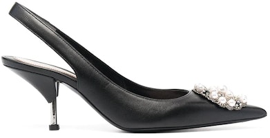 (W) Alexander McQueen Sandal Tumit Tinggi 'Embellished Wraparound Hitam' 651806WHW251081 Order (W) Alexander McQueen Sandal Tumit Tinggi 'Embellished Wraparound Hitam' 651806WHW251081