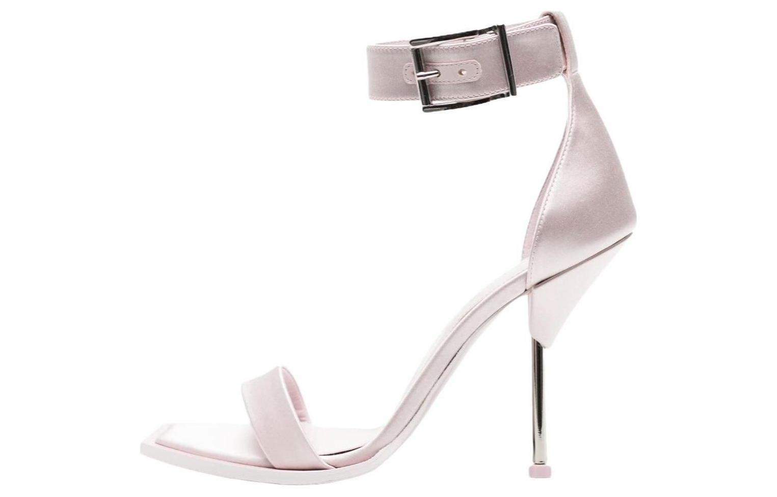 (Women) Alexander McQueen Satin Slide 'Light Pink Elegance' 734993W4GPA5739