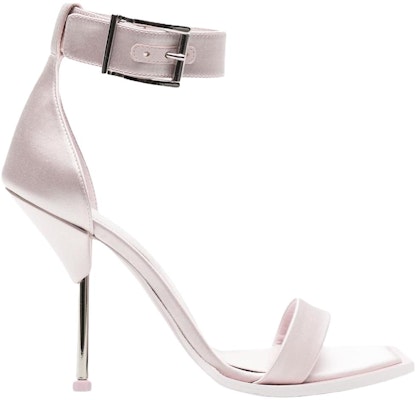 (W) Alexander McQueen Satin Slide 'Keanggunan Merah Jambu Lembut' 734993W4GPA5739 Order (W) Alexander McQueen Satin Slide 'Keanggunan Merah Jambu Lembut' 734993W4GPA5739