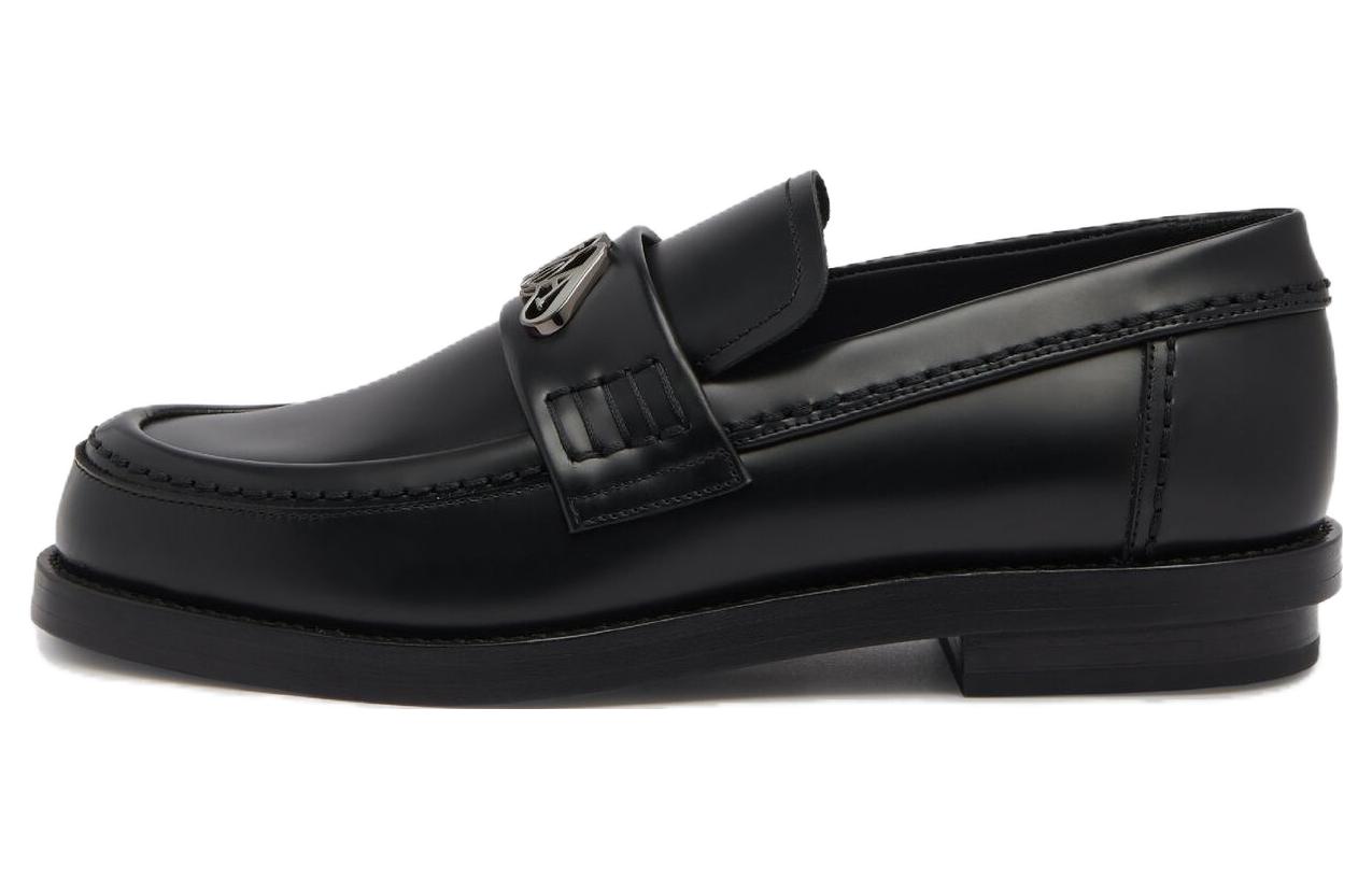 Buy (W) Alexander McQueen Seal Loafer Gun Metal 'Hitam' 783218WIES31081
