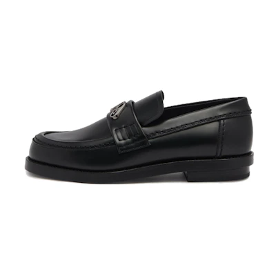 (W) Alexander McQueen Seal Loafer Gun Metal 'Black'