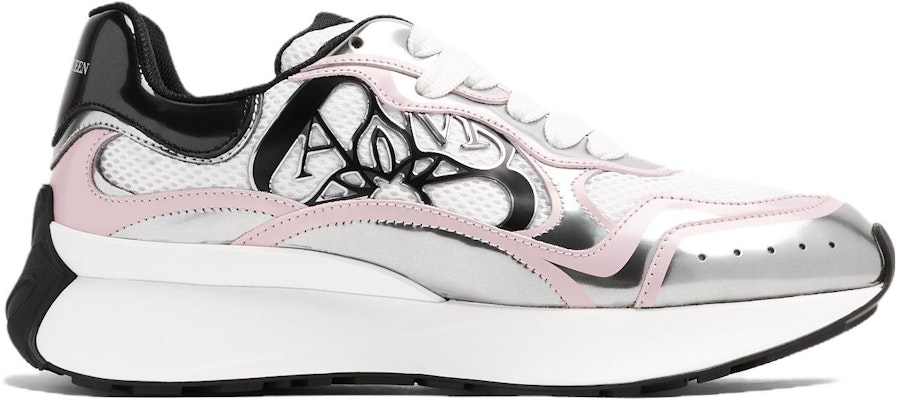 (W) 亚历山大·麦昆 银色粉标低帮运动鞋 '白色' 757485W4WN79944 Order (W) 亚历山大·麦昆 银色粉标低帮运动鞋 '白色' 757485W4WN79944